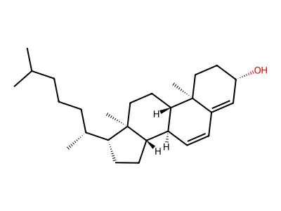 胆甾-4,6-二烯-3-醇 structure
