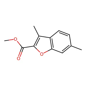 Methyl 3,6-dimethyl-1-benzofuran-2-carboxylate structure