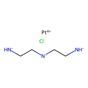 氯二乙烯三胺铂 structure