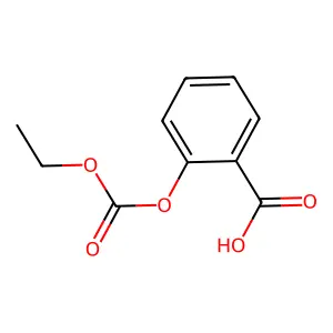 Carbonic acid, ethyl ester, ester with salicylic acid structure