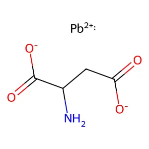Lead, (aspartato)- structure