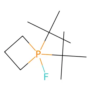 Phosphetane, 1,1-bis(1,1-dimethylethyl)-1-fluoro-1,1-dihydro- structure