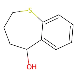 2,3,4,5-Tetrahydro-1-benzothiepin-5-ol structure