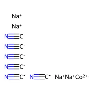 Cobalt(2+);2,7,12,17-tetraethyl-3,8,13,18-tetramethylporphyrin-22,23-diide structure