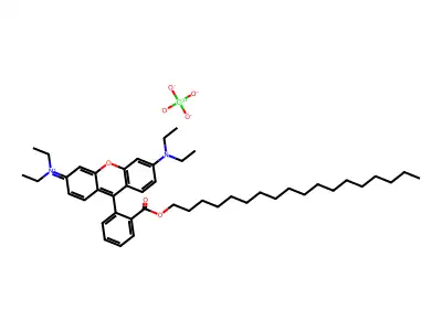 罗丹明B十八烷基酯高氯酸盐 structure