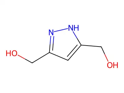 1H-Pyrazole-3,5-dimethanol structure