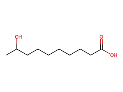 9-Hydroxydecanoic acid structure