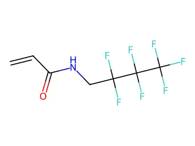 N-(2,2,3,3,4,4,4-Heptafluorobutyl)prop-2-enamide structure
