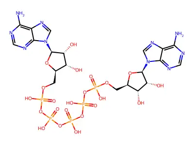 双(腺苷)-5'-五磷酸酯 structure
