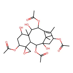 1-hydroxy-7,9-dideacetylbaccatin I structure