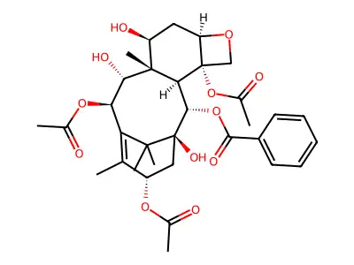 9-Dihydro-13-acetylbaccatin III structure