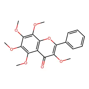 3,5,6,7,8-Pentamethoxyflavone structure