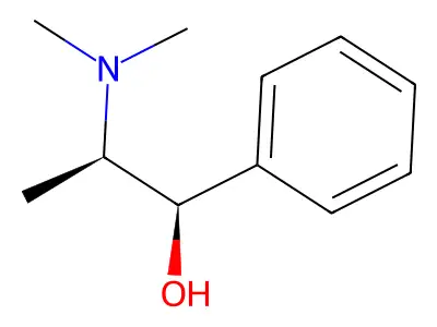 (1R,2R)-(-)-N-Methylpseudoephedrin structure
