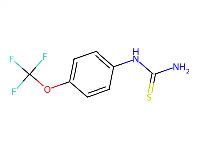 [2-(Trifluoromethoxy)phenyl]thiourea structure