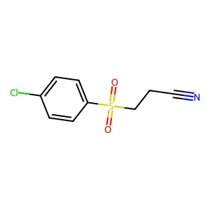 3-[(4-Chlorophenyl)sulfonyl]propanenitrile structure