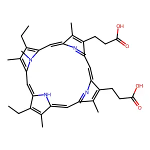 N-METHYLMESOPORPHYRIN structure