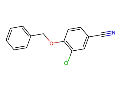4-Benzyloxy-3-chloro-benzonitrile structure