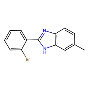 2-(2-bromophenyl)-5-methyl-1H-benzimidazole structure