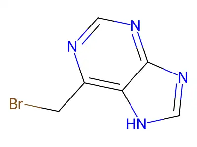 6-(Bromomethyl)-9H-purine structure