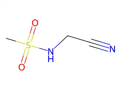 N-(cyanomethyl)methanesulfonamide structure
