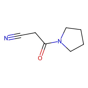 1-(Cyanoacetyl)pyrrolidine structure