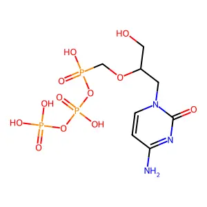Cidofovir diposphate structure