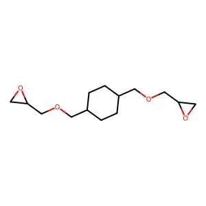 Oxirane, 2,2'-[1,4-cyclohexanediylbis(methyleneoxymethylene)]bis- structure