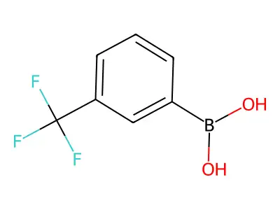 3-(Trifluoromethyl)phenylboronic acid structure