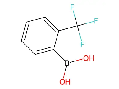 2-(Trifluoromethyl)benzeneboronic acid structure