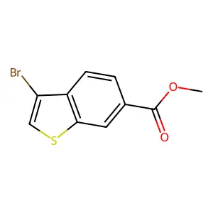 Methyl 3-bromobenzo[b]thiophene-6-carboxylate structure