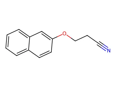 Propanenitrile, 3-(2-naphthalenyloxy)- structure