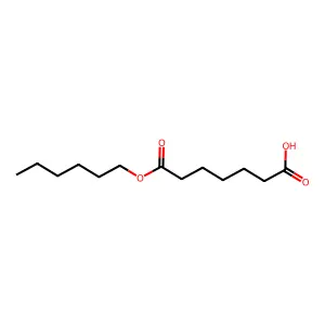 Monohexyl pimelate structure