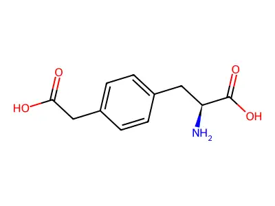 4-Carboxymethylphenylalanine structure