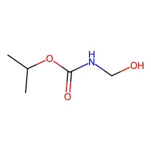 Isopropyl (hydroxymethyl)-carbamate structure