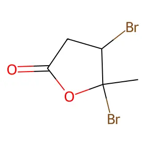 4,5-Dibromo-5-methyloxolan-2-one structure