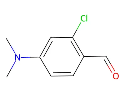 2-氯-4-(二甲氨基)苯甲醛 structure