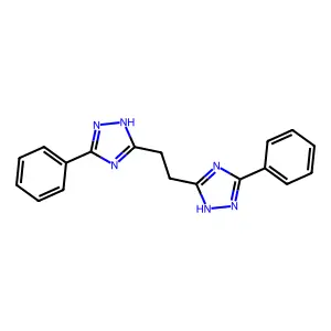 Ethane, 1,2-bis(5-phenyl-1H-1,2,4-triazol-3-yl)- structure