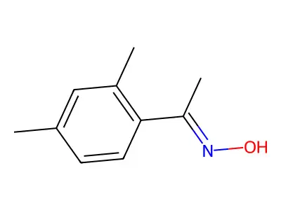 2,4-dimethylacetophenone, oxime of structure