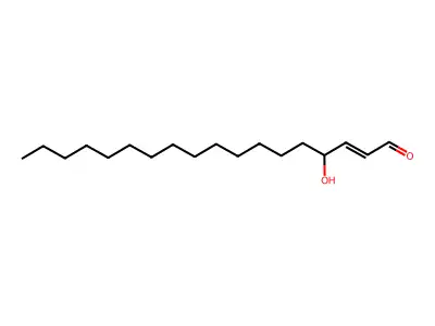 4-Hydroxyoctadec-2-enal structure