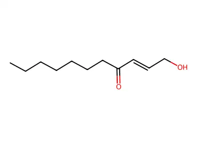 1-Hydroxyundec-2-en-4-one structure