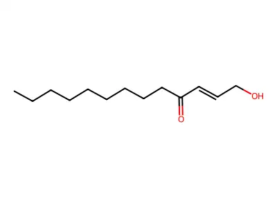 1-Hydroxytridec-2-en-4-one structure