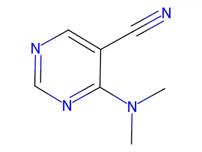 4-(Dimethylamino)pyrimidine-5-carbonitrile structure