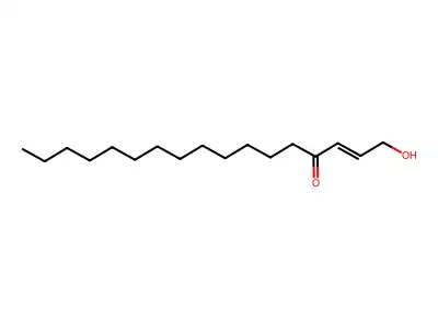 1-Hydroxyheptadec-2-en-4-one structure