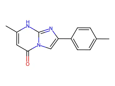 7-Methyl-2-(4-methylphenyl)imidazo[1,2-a]pyrimidin-5-ol structure
