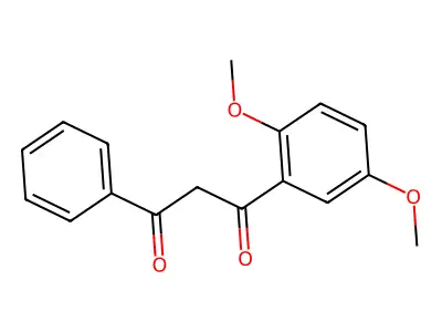 1-(2,5-Dimethoxyphenyl)-3-phenyl-1,3-propanedione structure