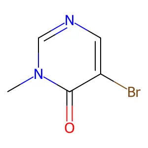 5-Bromo-3-methyl-4(3H)-pyrimidinone structure