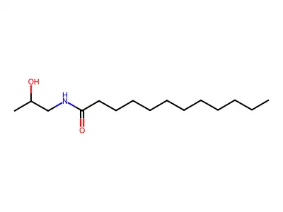月桂酸异丙醇酰胺 structure