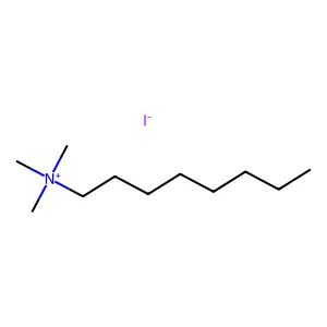 碘化辛基三甲基铵 structure
