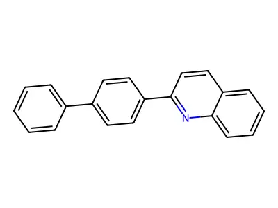2-(4-Biphenylyl)quinoline structure
