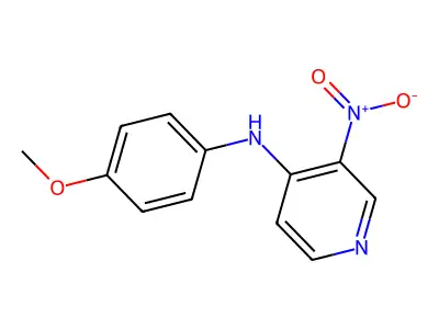 N-(4-methoxyphenyl)-3-nitropyridin-4-amine structure